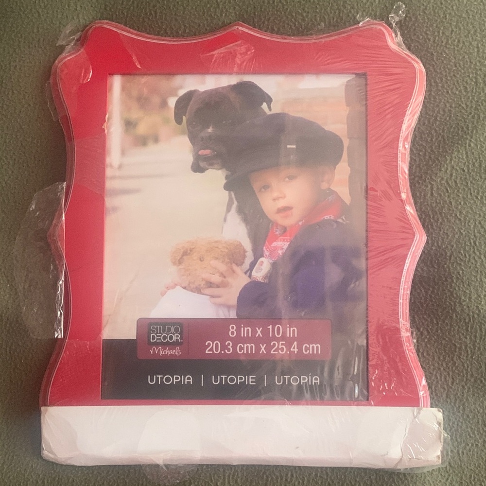 Michael’s Studio Decor. Red Utopia frame. 8” x 10”. Frame size approx 11” x 13”